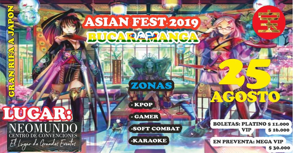 Asian Fest Bucaramanga 2019