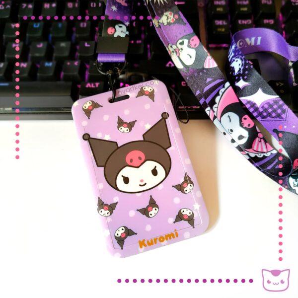 Porta Carnet Sanrio Kuromi