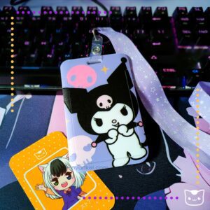 Porta Carnet Sanrio Kuromi
