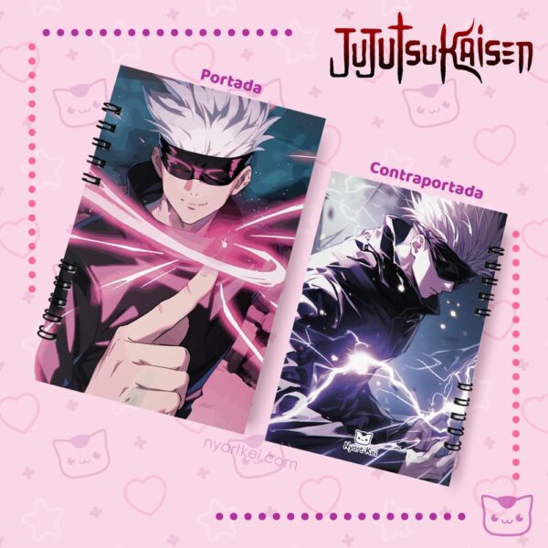 Cuaderno Jujutsu Kaisen Satoru Gojo