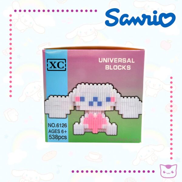 Figura Armable Tipo Lego Sanrio Cinnamoroll