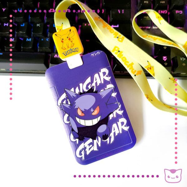 Porta Carnet Retráctil Pokémon Gengar