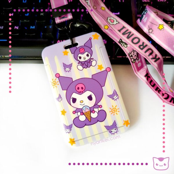 Porta Carnet Sanrio Kuromi Helado