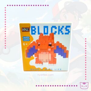 Figura Armable Tipo Lego Pokémon Charizard