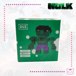 Figura Armable Tipo Lego Hulk