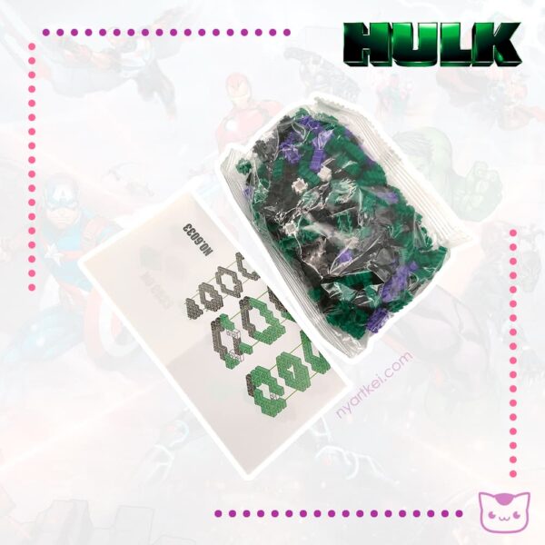 Figura Armable Tipo Lego Hulk - Imagen 2