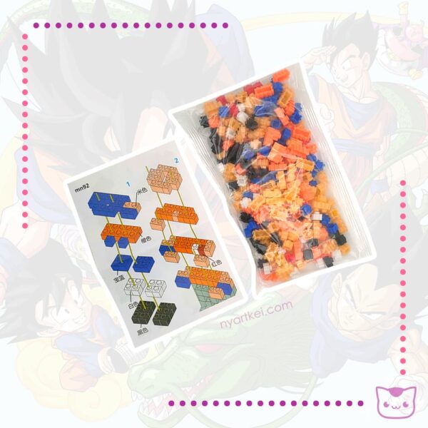 Figura Armable Tipo Lego Dragon Ball Z Krilin - Imagen 2