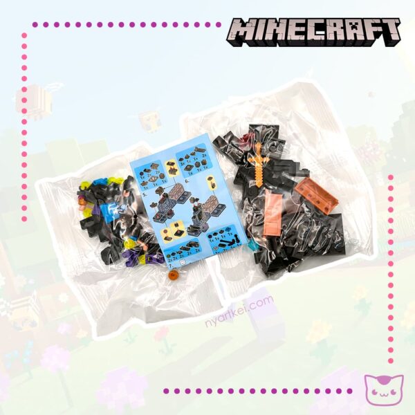 Figura Armable Tipo Lego Minecraft - Imagen 2