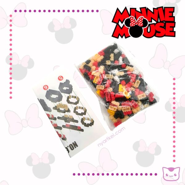 Figura Armable Tipo Lego Minnie Mouse - Imagen 2