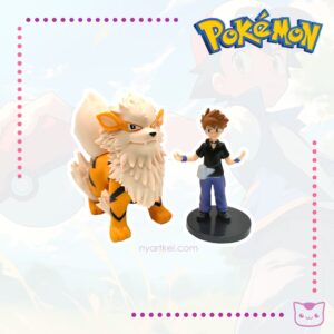 Figura Pokémon Arcanine y Gary Set x2