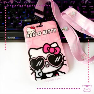 Porta Carnet Sanrio Hello Kitty Lentes