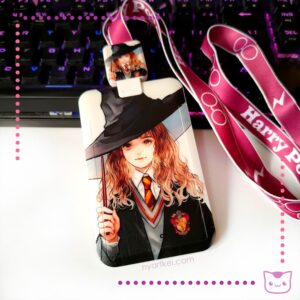 Porta Carnet Retráctil Harry Potter Hermione Varita