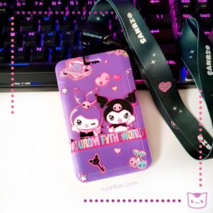 Porta Carnet Sanrio Kuromi Fy The World