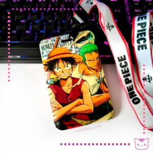 Porta Carnet One Piece Luffy y Zoro
